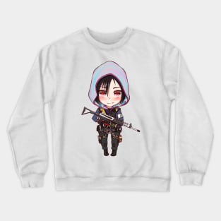 R6 Hibana Chibi Design Crewneck Sweatshirt